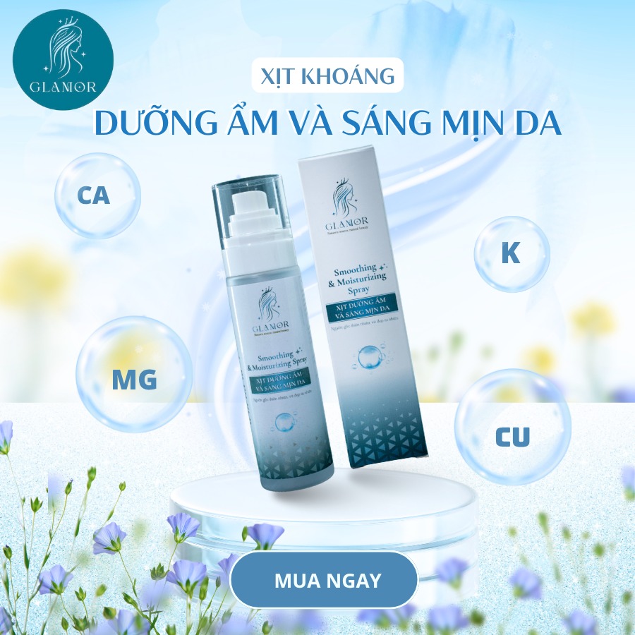 Xịt khoáng dưỡng ẩm Glamor